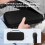 ECHTPower Funda para Switch 2 2025, Estuche Rígido de Nylon con Velcro Seguro, Anticaídas y Liegro, Case para Switch 2 con