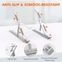 GRIFEMA GB1054 Soporte Portátil Plegable, 6 Ángulos Adjustable Elevador Portátil, Compatible con la Mayoría de los Portátiles de