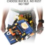 Bolsa de herramientas, cinturón de herramientas con 8 bolsillos para hombre, lona resistente, con cinturón ajustable, bolsa de