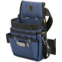 Bolsa de herramientas, cinturón de herramientas con 8 bolsillos para hombre, lona resistente, con cinturón ajustable, bolsa de