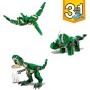 LEGO 31058 Creator 3en1 Grandes dinosaurios, Set de Construcción, T-Rex, Pterodáctilo y Triceratops, Animales de Juguete para