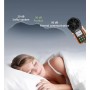 LEDUNI ® Ceiling Fan with LED Light 72W and Remote Control, DC Motor, 6 Speeds, Quiet, 4 Folding Blades, Summer-Winter Function,