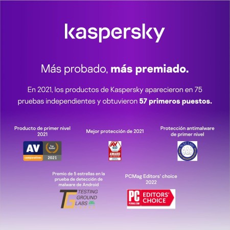 Kaspersky Plus Internet Security 2025 | 5 Dispositivos | 1 año | Anti-Phishing y Firewall| VPN ilimitada | Gestor de contraseñas