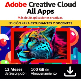 Adobe Creative Cloud | Student Version | 1 Año | PC/Mac | Descarga Digital
