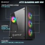 UNYKAch Caja de Ordenador ATX MIR 100, Gaming Gran Tamaño con 4 Ventiladores ARGB, 1 USB 2.0 y 3 USB 3.0