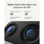 eufy Security Indoor CAM S350, cámara Doble, cámara de Seguridad con resolución 4K UHD, Zoom de 8× y PTZ de 360°, Ideal para