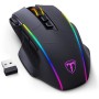 3 Wireless - Ratón para Gaming, Tri-Mode 2.4G/USB-C/Bluetooth Mouse hasta 10000DPI, Chroma RGB retroiluminado, Ratón ergonómico