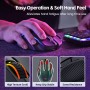 3 Wireless - Ratón para Gaming, Tri-Mode 2.4G/USB-C/Bluetooth Mouse hasta 10000DPI, Chroma RGB retroiluminado, Ratón ergonómico
