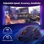 3 Wireless - Ratón para Gaming, Tri-Mode 2.4G/USB-C/Bluetooth Mouse hasta 10000DPI, Chroma RGB retroiluminado, Ratón ergonómico