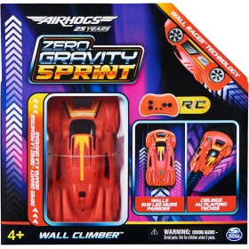 Air HOGS - Zero Gravity Sprint Wall Climber - Coche TELEDIRIGIDO - Recargable Mediante USB - Coche por Control Remoto Rojo para