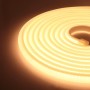 XUNATA 2m LED Neon Flexible 220V, Alto brillo Tira de LED COB con Cable de Alimentación, Cada Corte de 50 cm, IP65 Impermeable,
