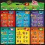 PIRATIX ADVENTURE WORLD Serie Crazy Jungle, Pack de 4 - Contiene 4 Piratix: 1 neón y 1 Sorpresa y 4 Accesorios neón. Pack 4 de 6