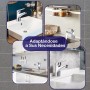 UTENSILIFY,Grifo Lavabo,Grifo Baño,Grifos Monomando Lavabo de Laton Cromado,Griferia Baño,Monomando,grifo de Lavabo,Incluye