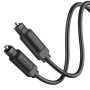 VENTION 1,5M Cable Óptico Audio Digital TOSLINK Optico Dolby DTS Sound Enchufe de Metal Recubrimiento de Nylon SPDIF Cable de