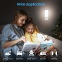 Lámpara Nocturna Recargable con Sensor Movimiento (2 PCs con 24 LED), Luces con 3 Modos, Luz Cálida para Armario, Gabinete,