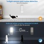Lámpara Nocturna Recargable con Sensor Movimiento (2 PCs con 24 LED), Luces con 3 Modos, Luz Cálida para Armario, Gabinete,