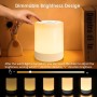 SOLIDEE LED Luz Nocturna Infantil, Lampara Bebe Regulable Táctil Para Dormitorio, Con Modo de Luz Cálida, Siete Modos de