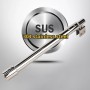 Barra de soporte para mampara de ducha de acero inoxidable, ajustable 600 mm a 800 mm, 25 mm, compatible con cristal de 8 mm a