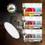 LED ATOMANT Pack 5x Downlight LED Panel Extraplano Redondo 220mm 20W, 1800 lumenes, Color Luz Fria (6500K), Corte estandar