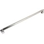 Barra de soporte para mampara de ducha de acero inoxidable, ajustable 600 mm a 800 mm, 25 mm, compatible con cristal de 8 mm a