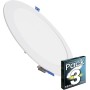 LED ATOMANT Pack 5x Downlight LED Panel Extraplano Redondo 220mm 20W, 1800 lumenes, Color Luz Fria (6500K), Corte estandar