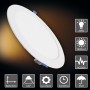 LED ATOMANT Pack 5x Downlight LED Panel Extraplano Redondo 220mm 20W, 1800 lumenes, Color Luz Fria (6500K), Corte estandar