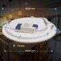 LED ATOMANT Pack 5x Downlight LED Panel Extraplano Redondo 220mm 20W, 1800 lumenes, Color Luz Fria (6500K), Corte estandar