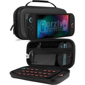 Orzly Funda de Transporte para Consola Nintendo Switch 2 2025 de 7.9 Pulgadas, Funda rígida con Almacenamiento Inteligente para