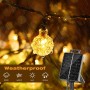 litogo Guirnaldas Luces Exterior Solar, 15M LED Guirnalda Luces Solar, 8 Modos con Función de Memoria, Impermeable Bombillas