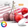Yexati Plafon LED Techo 18W 1800LM, IP44 Lámpara Techo Delgada 6500K Blanco Frío, Lampara de Techo Redondo Plana Ø220mm Driver