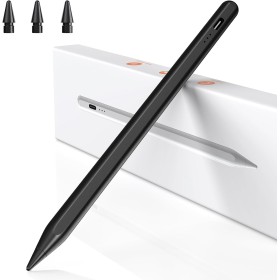 BAZO Lápiz para iPad Apple - 2018-2025 Pencil de 2ª generación de Carga rápida Palm Rejection Sensibilidad Stylus para iPad Pro