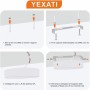 Yexati Plafon LED Techo 18W 1800LM, IP44 Lámpara Techo Delgada 6500K Blanco Frío, Lampara de Techo Redondo Plana Ø220mm Driver