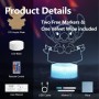 Hoofun Stitch Luz Nocturna, 16colores 4modos Stitch Luz De Noche, Lampara LED 3d con Control Remoto Y Smart Touch, Lámpara
