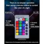 Hoofun Stitch Luz Nocturna, 16colores 4modos Stitch Luz De Noche, Lampara LED 3d con Control Remoto Y Smart Touch, Lámpara