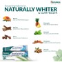 Himalaya Herbals Sparkly White Herbal Vegetarian Toothpaste for whitening teeth with advanced plague removal|Anti-inflammatory