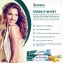Himalaya Herbals Sparkly White Herbal Vegetarian Toothpaste for whitening teeth with advanced plague removal|Anti-inflammatory
