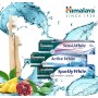 Himalaya Herbals Sparkly White Herbal Vegetarian Toothpaste for whitening teeth with advanced plague removal|Anti-inflammatory