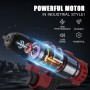 TEENO - Taladro atornillador inalámbrico PSR 21V + 2 baterías de litio + 41 accesorios + guantes profesionales LED Luz Para