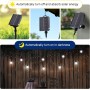 Tacobey Guirnaldas de Luces Exterior Solar, 10M 100 LED Guirnaldas Luminosas Exterior Solares con 20 Bombillas, IP65