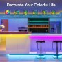Tiras LED, Luces Habitación 10 Metros, Bonve pet Tira LED RGB, Bluetooth Musical con IR Control Remoto 40 Teclas y APP, 16