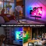 Tiras LED, Luces Habitación 10 Metros, Bonve pet Tira LED RGB, Bluetooth Musical con IR Control Remoto 40 Teclas y APP, 16