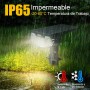 UNBON Luces Solares LED Exterior Jardin, 4 Piezas Focos LED Exterior Solares Jardin Potentes 32LED 3 Modos de Luz, Impermeable