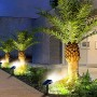 UNBON Luces Solares LED Exterior Jardin, 4 Piezas Focos LED Exterior Solares Jardin Potentes 32LED 3 Modos de Luz, Impermeable