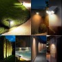 UNBON Luces Solares LED Exterior Jardin, 4 Piezas Focos LED Exterior Solares Jardin Potentes 32LED 3 Modos de Luz, Impermeable