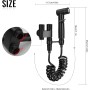 Bidet Handbrause für Toilette Bidet Set Edelstahl mit Wasserhahnspender Schlauch Bidet Brause Geeignet zum Waschen von