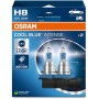 OSRAM COOL BLUE INTENSE H7, +100% más de brillo, hasta 5.000K, lámpara de faro halógena, aspecto LED, caja plegable colgante (2