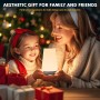 Auxmir Lámparas de Mesita de Noche, Recargable 1800mAh con USB, Luz Nocturna LED sin Cable, Control Remoto y Táctil,