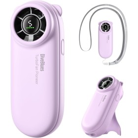 Diveblues TurboBear Mini Portable Turbo Fan - 8.8m/s Powerful, Super Light 85g, 5 Speed, Rechargeable Battery, Compact Pocket,