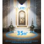 Luz Solar LED Exterior Jardin: 248 LED Luces Solares Sensor de Movimiento 270° Foco Solar Exteriores Lampara IP65 Impermeable