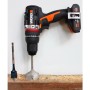 WORX Taladro Percutor a batería 20V Máx | WX352 | Motor sin escobillas | Power Share | 2 baterías de 2Ah | Cargador y maletín |